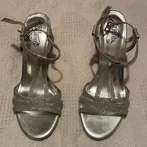 Silver heels